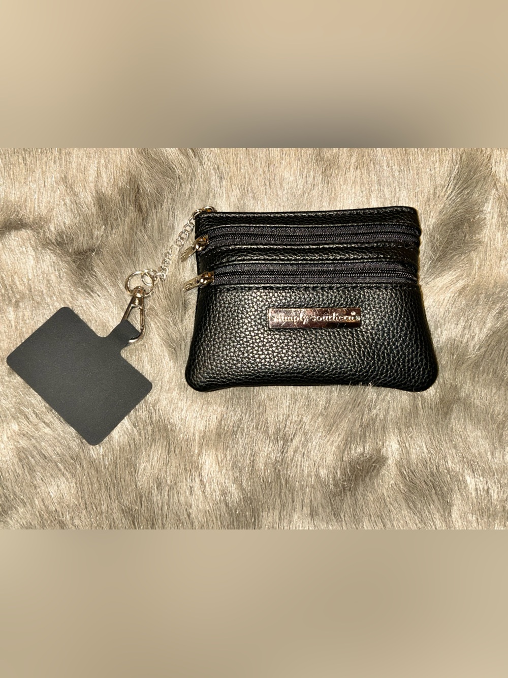 Simply Southern wallet new flawed scratches on name plate
